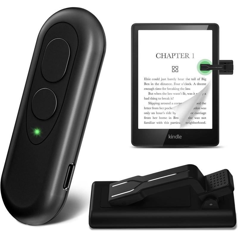 Remote Page Turner for Kindle Paperwhite, Clicker Page Turner for Phone  Android Camera Video, Page Turner for Tablet Reading Reader Kobo Ereader Oasis