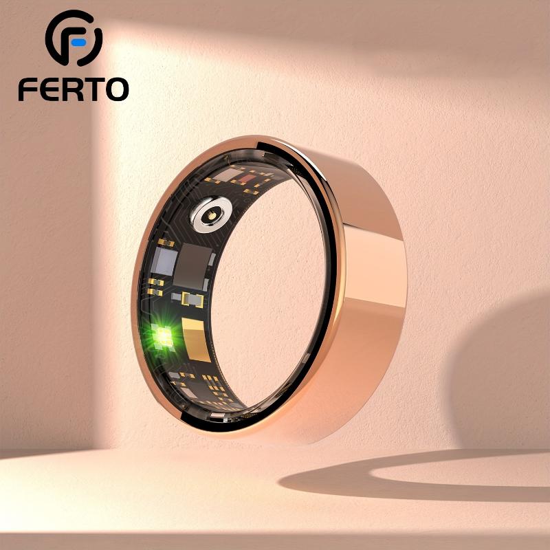 Smart Ring Fitness Tracker, Steps, Distance, Calories, Sleep Tracking, Exercise Monitoring, Compatible with iPhone Android, IP68 Waterproof, Smart Jewelry, Accessories, Gift for Women Men Fitness Trackers GPS Trackers