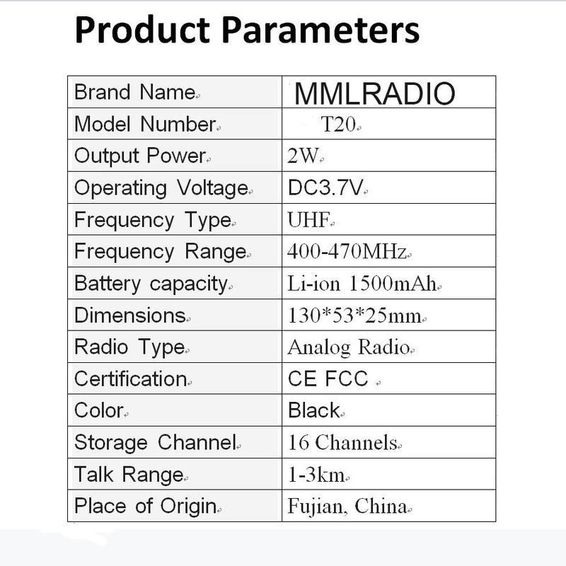 USB Rechargeable Walkie Talkie, 1 Count 16 Channel UHF 400-470MHz Two Way Radio, Portable Walkie Talkie for Outdoor Camping Hiking