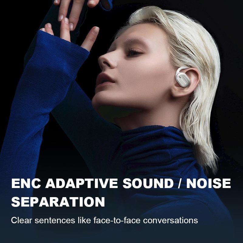 ERAZER OWS Touch Screen Earphone Bluetooth  Headphones Immersive Premium Sound Long Distance Connection Headset with Charging Case