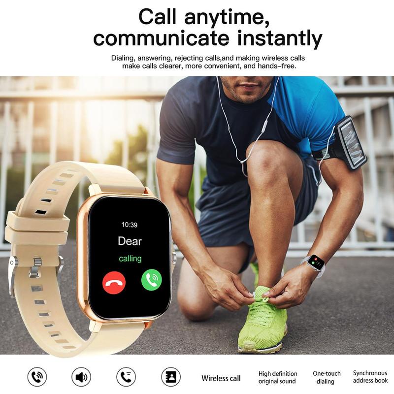 Multifunctional Smart Watch, Fashion Digital Watch with Wireless Calling Dialing & APP Reminder, Sports Watch for Women & Men