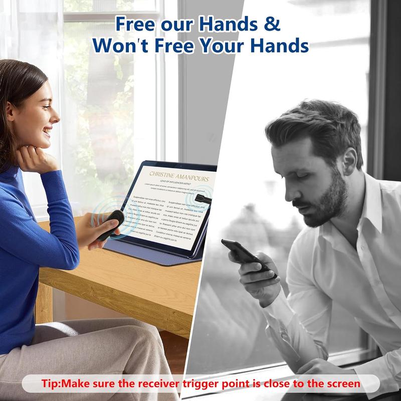 Remote Page Turner for Kindle Paperwhite, Clicker Page Turner for Phone  Android Camera Video, Page Turner for Tablet Reading Reader Kobo Ereader Oasis