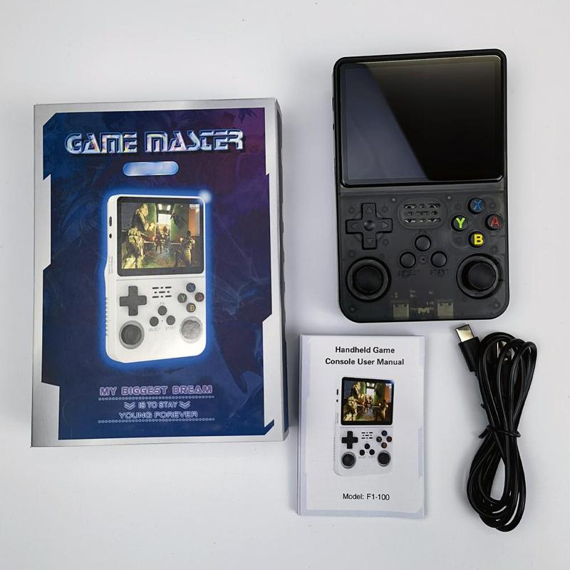 3.5 Inch Retro Handheld Game Console, Open Source Linux System Video Game Console, Portable Handheld Game Console, Ideal Gift for Boys