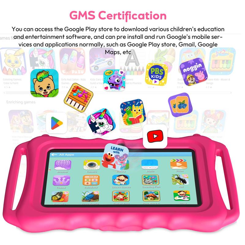 XGODY T702PRO 7 Inch HD Tablet, Portable Android 12 3GB+32GB Tablet, Dual Camera WiFi Learning Tablet with Stylus Pen & Accessories