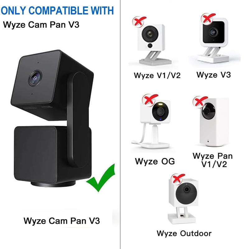 2 Pack 40FT Power Extension Cable for WYZE Cam Pan V3 - Extra Long & Flat Cable
