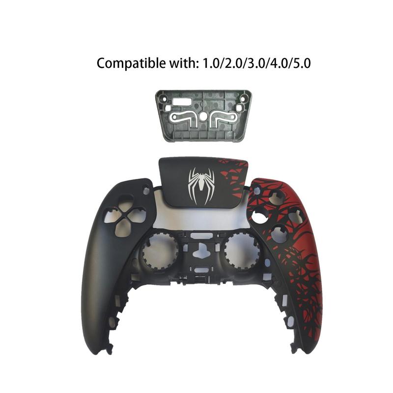 Game Controller Replacement Shell, Game Controller Replacement Shell with Pattern, Console Accessories Compatible with PS5 1.0 2.0 3.0 4.0 5.0 Version