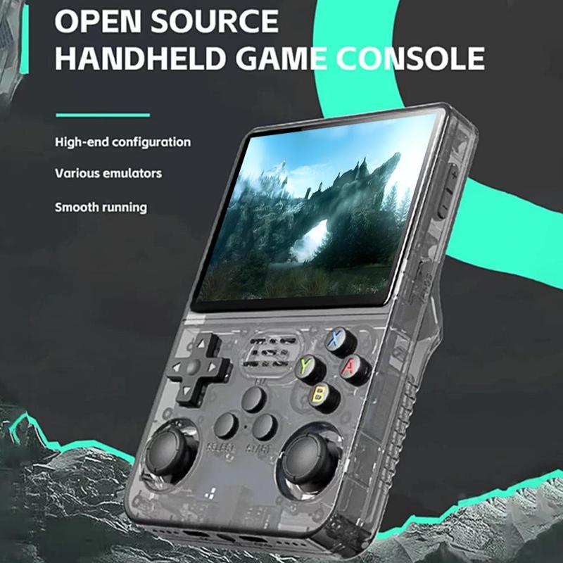 3.5 Inch Retro Handheld Game Console, Open Source Linux System Video Game Console, Portable Handheld Game Console, Ideal Gift for Boys