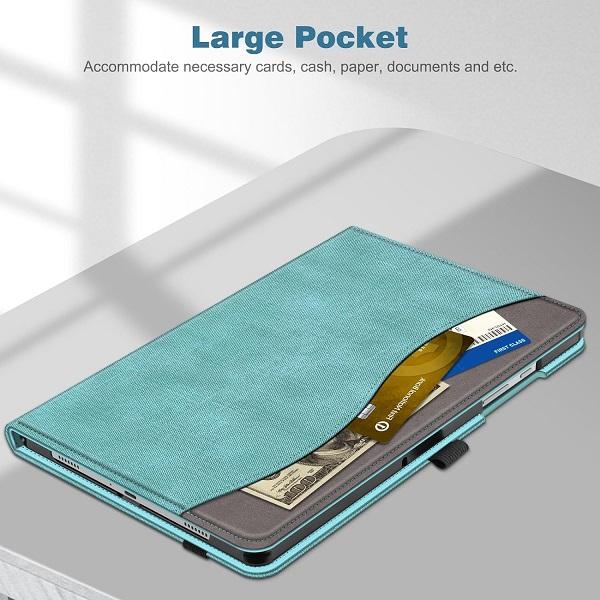 Fintie Case for Samsung Galaxy Tab A9+ 5G Tab A9 Plus 11-Inch Multi-Angle Viewing Stand Cover with A Pocket, Auto-Wake Sleep, PU Leather Tablet Case