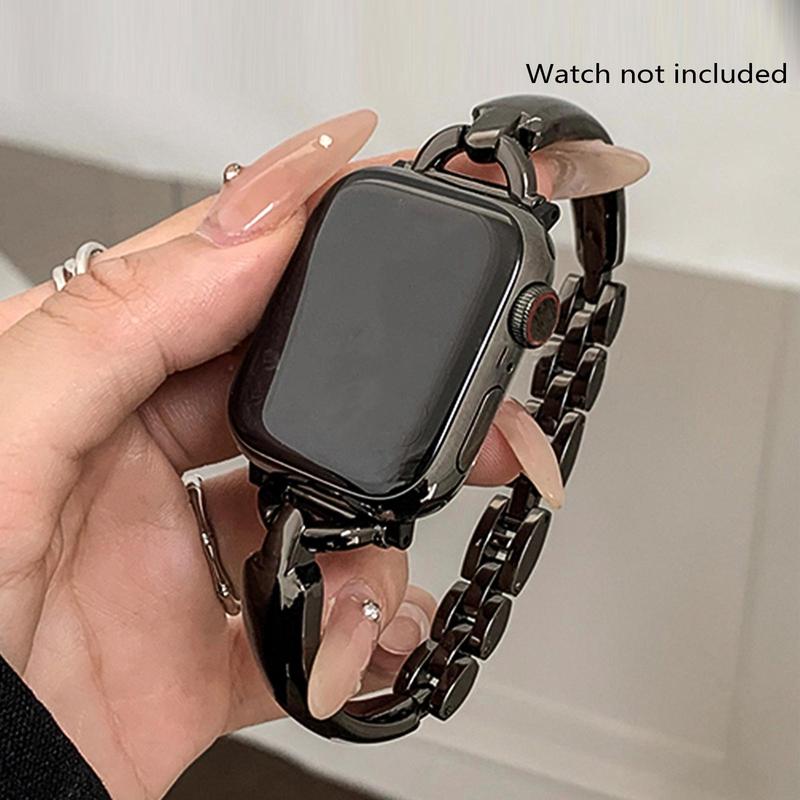 T-shaped Thick Watch Band (Band Only), D-shaped Buckle Watch Band Compatible with Apple Watch, Wearable Accessories Compatible with Apple Watch Series 9 8 7 6 5 4 3 2 1 SE