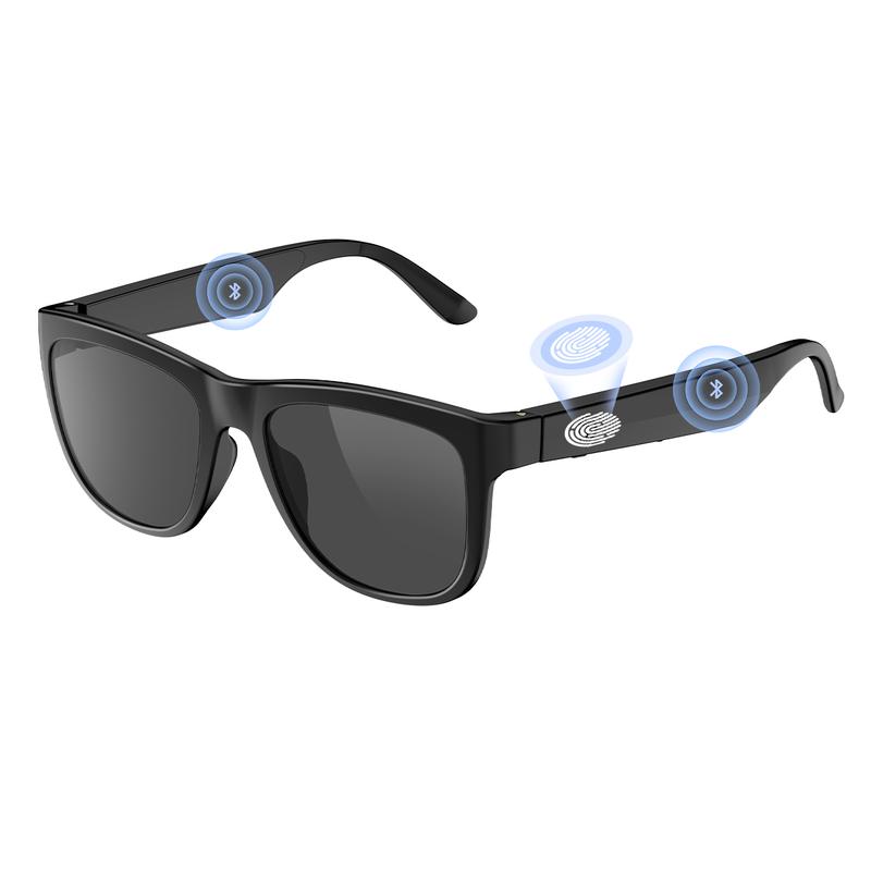 Smart Glasses Listenable Songs,Wireless Headphone Smart Glasses for Mobile Phone,Back to School Cool Gifts,Glasses For Men and Woman,100H Standby Time Long Battery, Athletic Outdoor UV Protection and Voice Control Audio Headset Earbud
