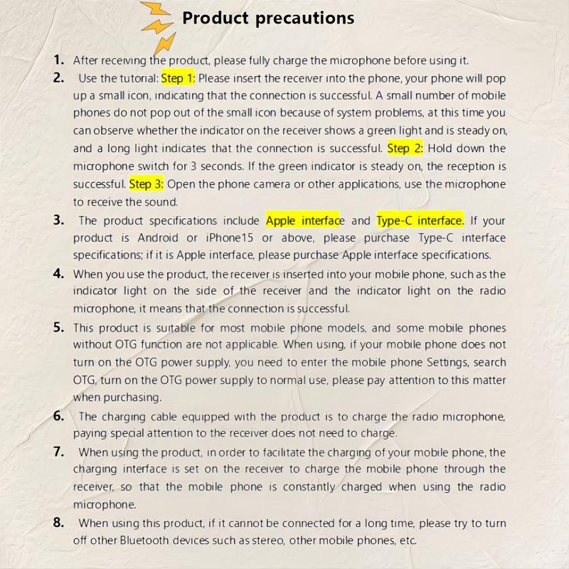 Wireless Collar Microphone, Portable Audio Noise Reduction Mic for iPhone, Tablet, Collar Mini Microphones, Wireless Mic for Video Recording, Teaching Speech Mic, Streaming Equipment