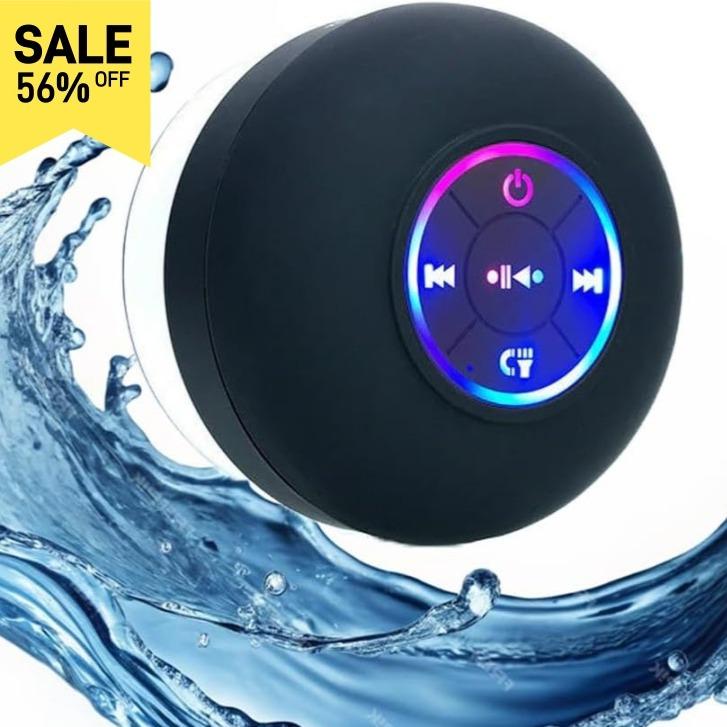 Mini Bluetooth Shower Speaker,Portable Bluetooth-compatible Speaker for Beach, Shower & HomeMini Portable Wireless Speaker.ortable Wireless Speaker with Suction Cup.Pairs Easily to Phones,Tablets, Computer.Gift for Men & Women.
