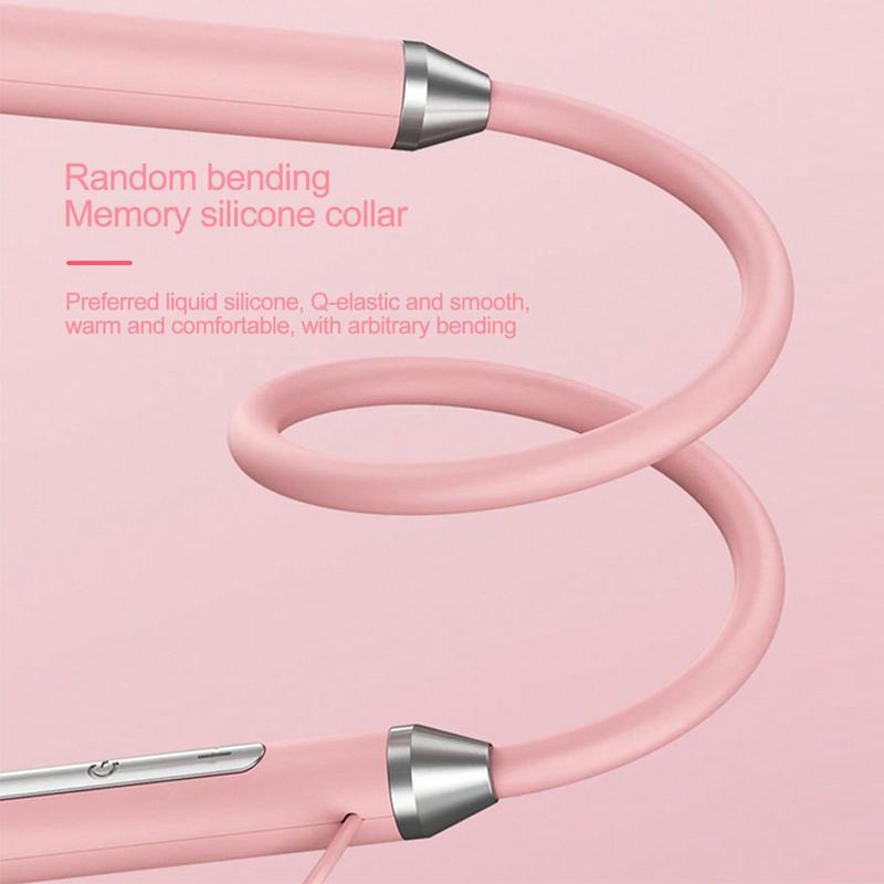 Neck Hanging Wireless Headphone, In-ear Design Neckband Bluetooth-compatible Wireless Headphone, Noise Cancelling High Sound Quality Earphone for Sport Running Gym Office