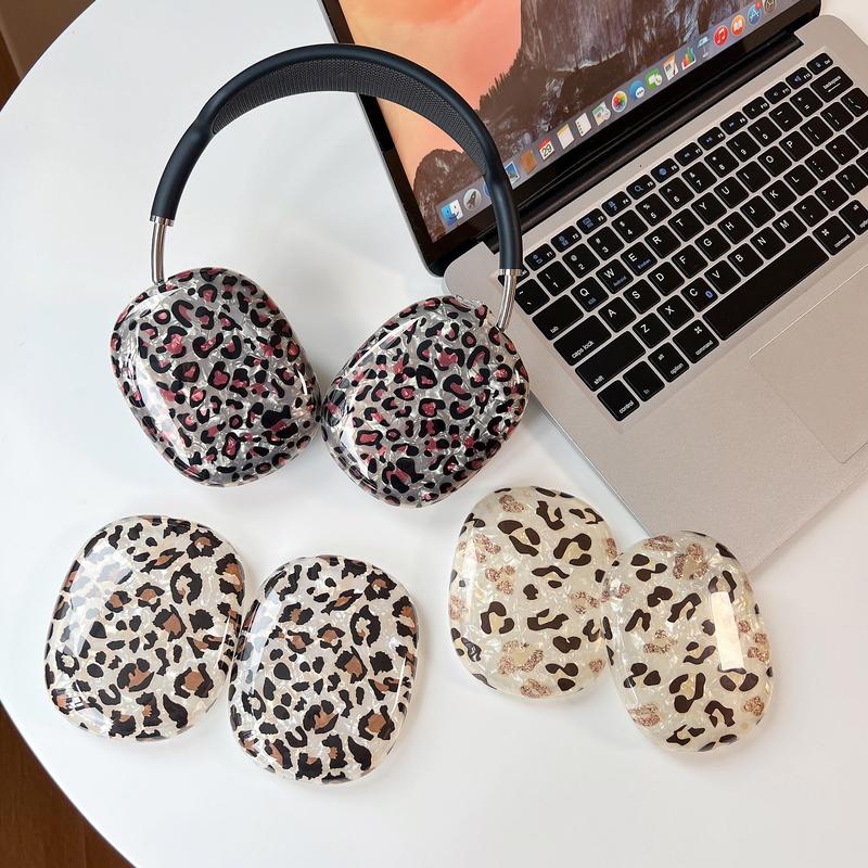 Fashion Pattern Earphone Case, TPU Earphone Protective Cover, Earphone Protector Compatible with AirPods Max, Earphone Accessories