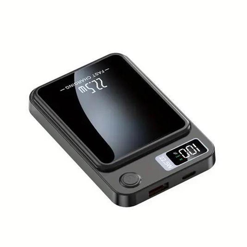 5000mAh Magnetic Wireless Mobile Power Bank, Portable 22.5W PD20W Fast Charging Mobile Power Bank for iPhone 15 Pro Max 14 Pro 13 12 Android Phone