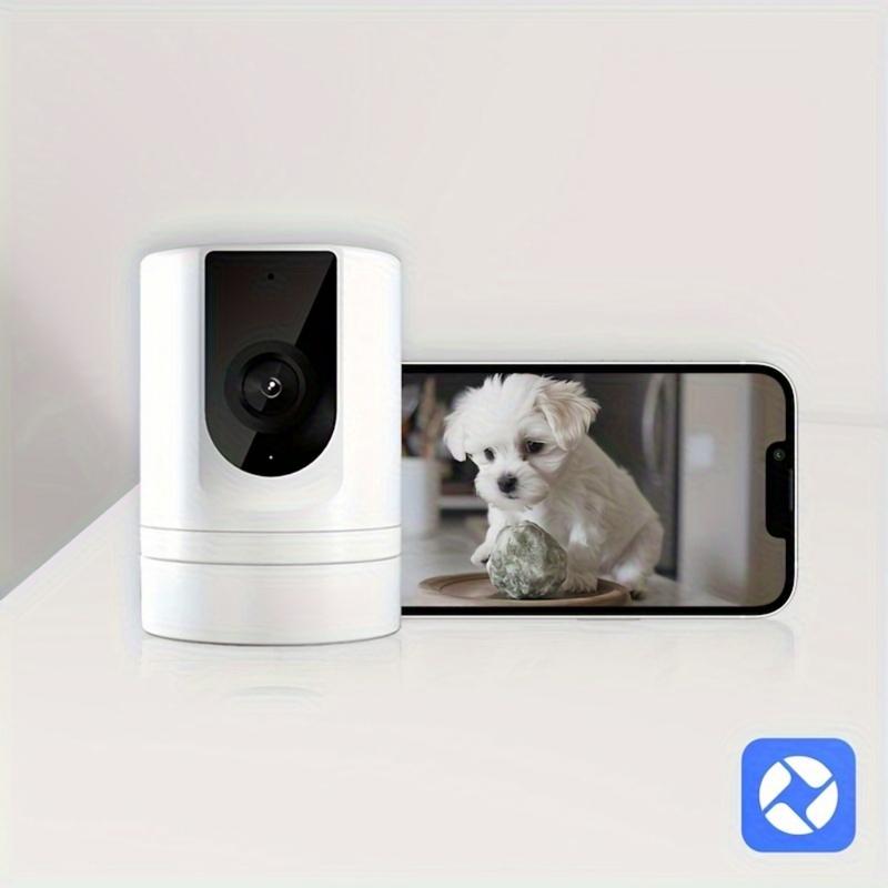 Indoor Security Camera, Ease Life APP, 1080P Foldable Camera For Home, Flexible Installation, Motion Detection, 2-Way Audio, IR Night Vision Speaker