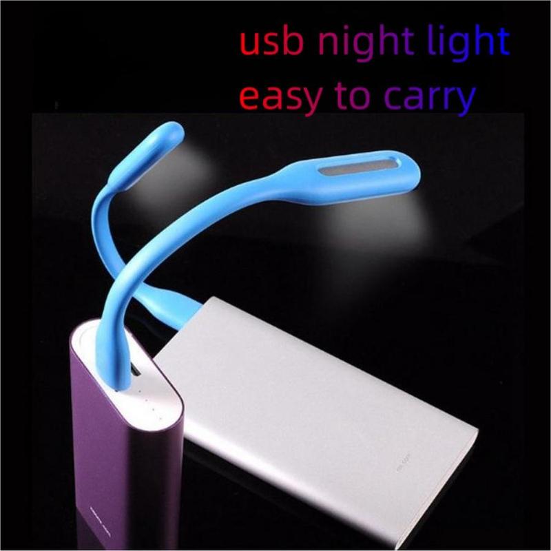 Adjustable USB Light, LED Lamp With Flexible Arm, LED Reading Light, Energy-Saving Mini USB Night Light Compatible with Laptop Desktop Notebook Power Bank