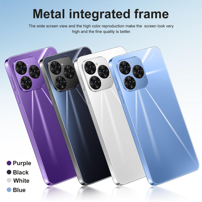 QEK(Limited time promotion) i15 Pro Max Super Phone 6.2-inch HD Screen Smartphone 5G Dual Card 1+16 5G Dual Card Celulares Android Unlock 108MP 6800mAh Large Battery as a Perfect Gift!