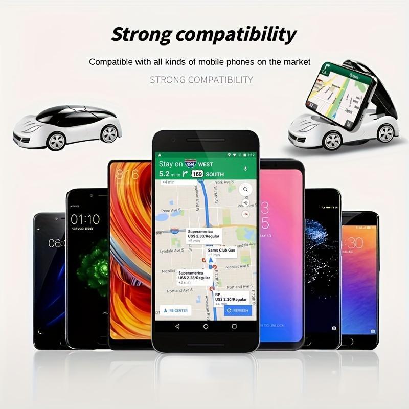 Creative Car Model Design Phone Holder, Rotatable Car Phone Holder, Universal Car Interior Accessories for Car Dashboard & Home Office Desk