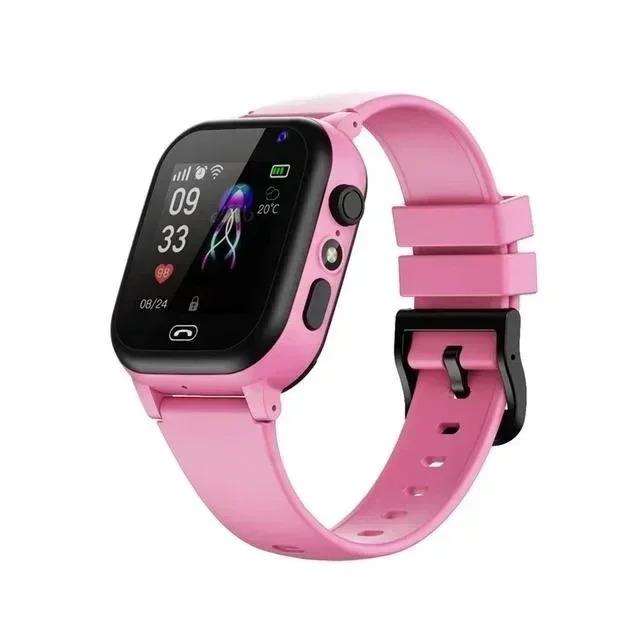 4G Kids Smartwatch SOS GPS Location Video Call Analogue Card Kids Smartwatch Camera Waterproof Watch Boys Girls Upgrade 2024 New