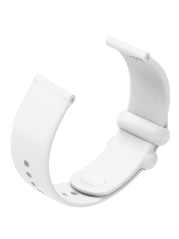 Silicone Single Color Watch Band for Men & Women, Watch Band 18 20 22mm, Compatible for Samsung Huami Garmin Watches
