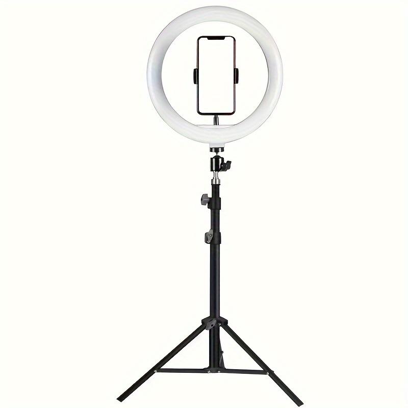 10 Brightness Enhancing LED Ring Light with Universal Mobile Phone Tripod Stand - Perfect for Flawless Selfies, Photography, Video Recording, and Seamless Zoom Meetings