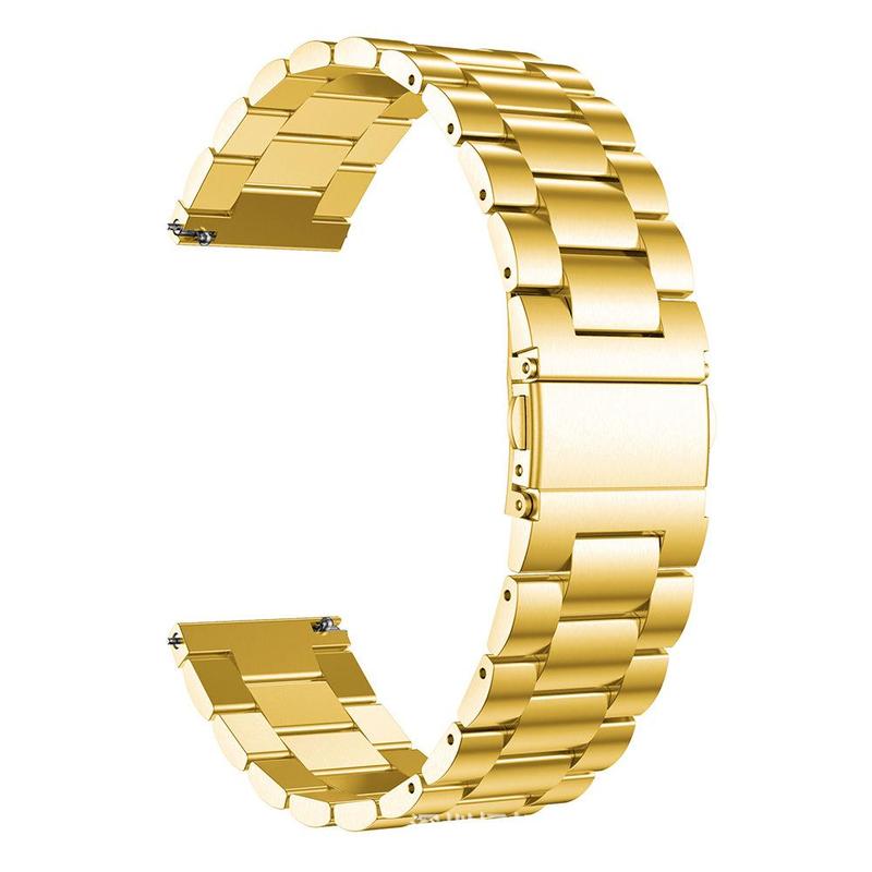 Stainless Steel Watch Band (Band Only), 1 Count Fashionable Watch Band for Men & Women, Wearable Accessories Compatible with Huawei Samsung Apple Smart Watches