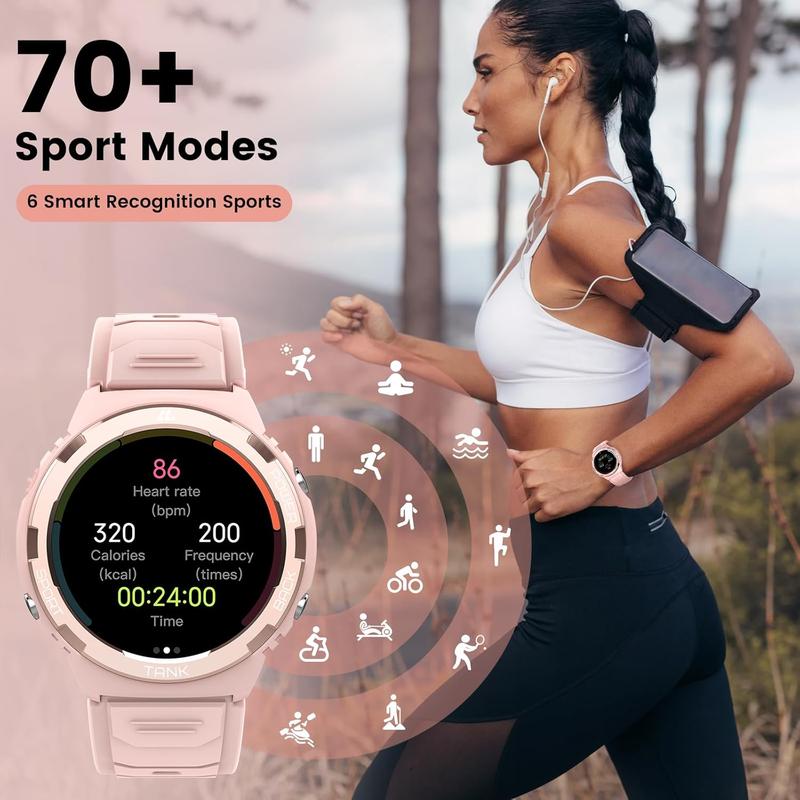 KOSPET S1 Smartwatch, Calls, Health & Menstrual Track, Long Battery Life, 50M Waterproof, AMOLED Display, Music Player, Android & iOS
