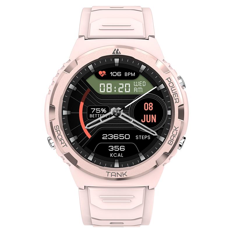 KOSPET S1 Smartwatch, Calls, Health & Menstrual Track, Long Battery Life, 50M Waterproof, AMOLED Display, Music Player, Android & iOS
