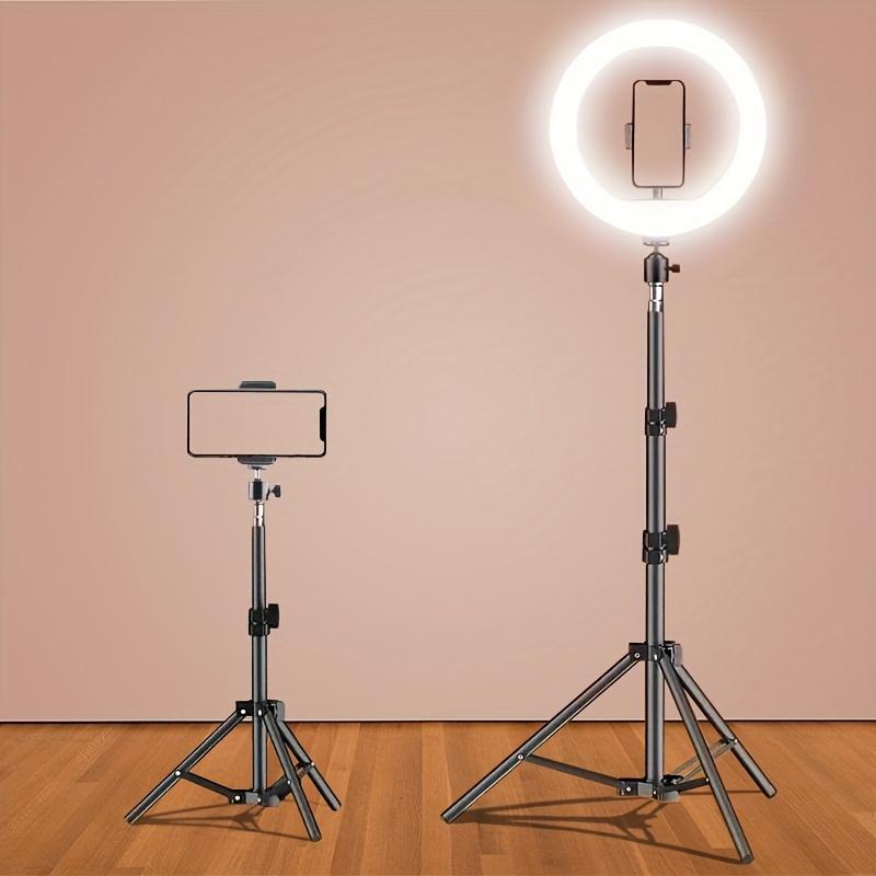 10 Brightness Enhancing LED Ring Light with Universal Mobile Phone Tripod Stand - Perfect for Flawless Selfies, Photography, Video Recording, and Seamless Zoom Meetings