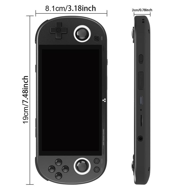 TRIMUI Smart Pro Handheld Game Console, 1 Count 4.96 Inch IPS Full Fit Screen 1280*720 Resolution Game Console, Gift for Friend, Game Peripherals