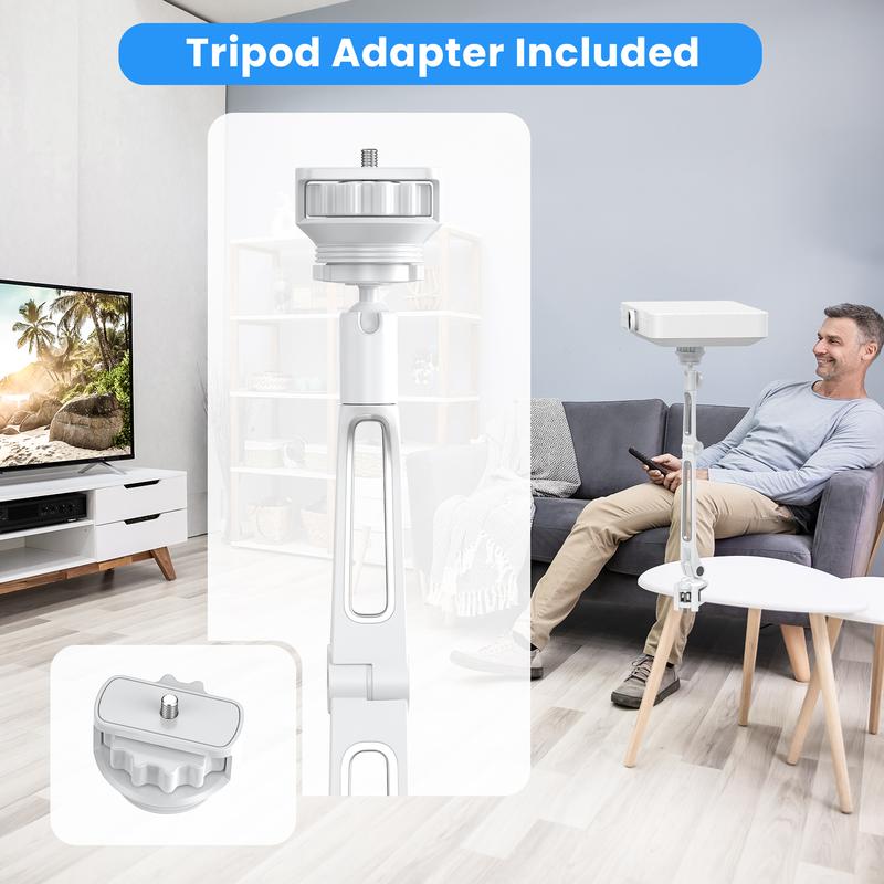 AboveTek IPad Desk Mount, Multi-Angle Adjustable Tablet Stand Holder, 360° Swivel Arm Aluminum iPad Clamp Stand, Fits 4