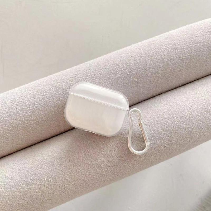 TPU Clear Earphone Case, 1 Count Earphone Protective Cover Compatible with AirPods, Soft Earphone Protection Accessories