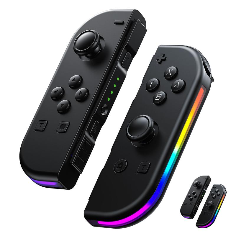 PKMACE 2 Pack Switch Controller with RGB LED, 2 Pack Adjustable Turbo & Vibration, Motion Control Wake-Up Screenshot Console