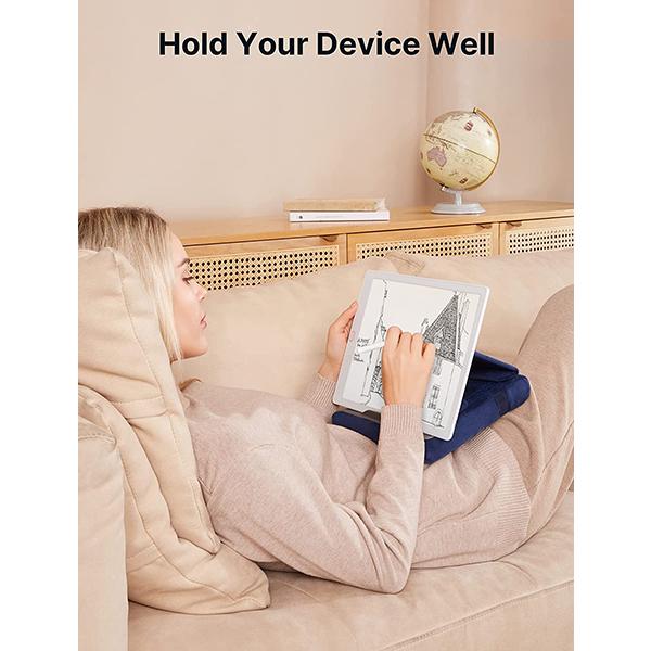 JSAUX Tablet Pillow Stand, Tablet Stand Holder Dock for Lap, Bed and Desk Compatible with iPad Pro 11 10.5 9.7 10.2 Air Mini, Kindle, Tablets, Phones, E-Reader, Books and More 4-11'' devices