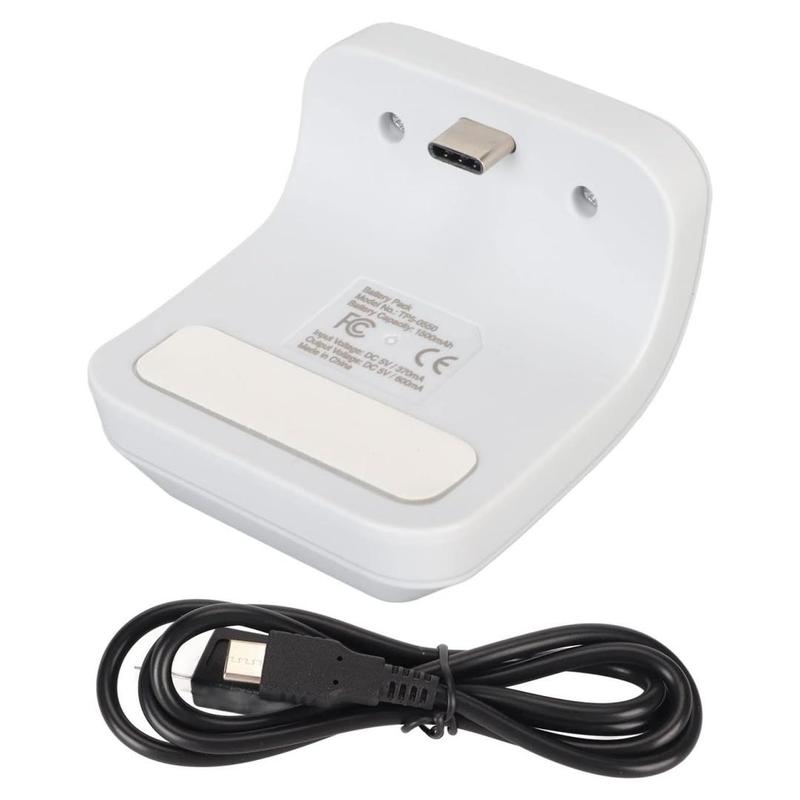 Rechargeable Battery Pack for PS5 Controller, 1500mAh Game Controller Charger, Console Charging Accessories for PS5 Controller Back Clip