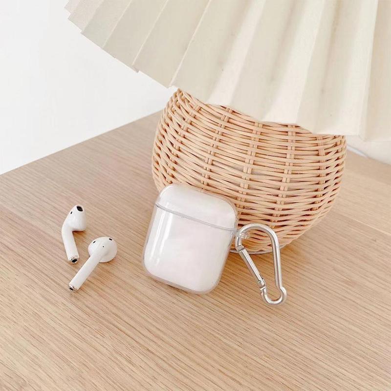 TPU Clear Earphone Case, 1 Count Earphone Protective Cover Compatible with AirPods, Soft Earphone Protection Accessories