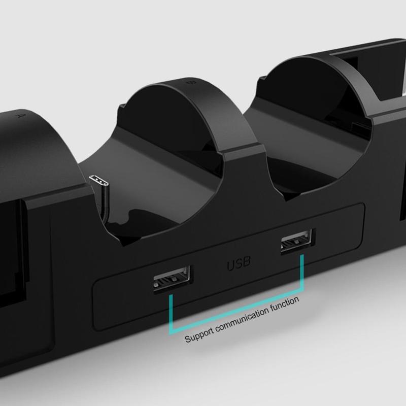 Desktop Game Controller Charger, 6 In 1 Game Controller Charging Station For Nintendo Switch & OLED, Game Controller Charging Stand, Console Accessories, Stocking Fillers Gift
