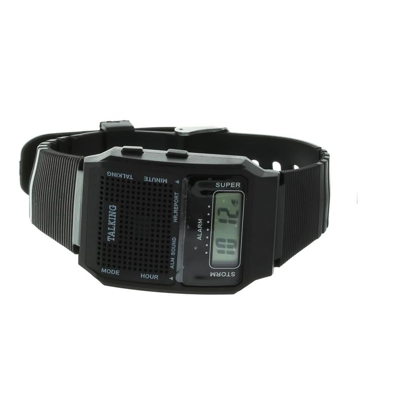 Spanish Talking Watch with Alarm and Hourly Time Announcement TAW32SP Wearable Devices