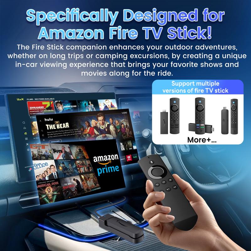 CarPlay Converter HDMI Multimedia TV Adapter fit for  Fire TV Stick, Compatible with any car model with factory wired CarPlay, 1080P@60fps