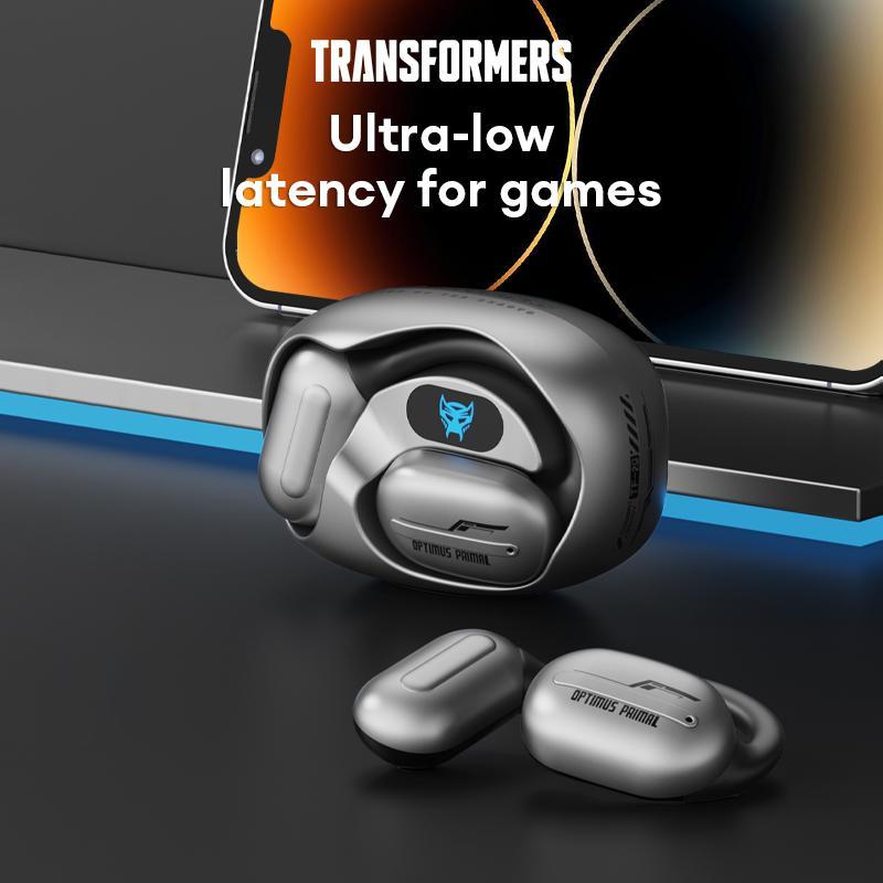 TRANSFORMER TF-T20 Wireless Headphone, Open-ear Design Bluetooth-compatible Wireless Earphone, Wireless Earbuds, Large Power Lasting Headset for Sports, Gaming, Calling