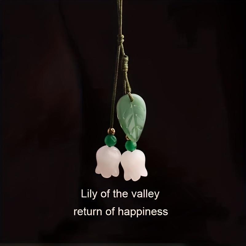 Bellflower Design Phone Lanyard, Cute Flower Decor Phone Hanging Strap, Phone Pendant Accessories for Women & Girls