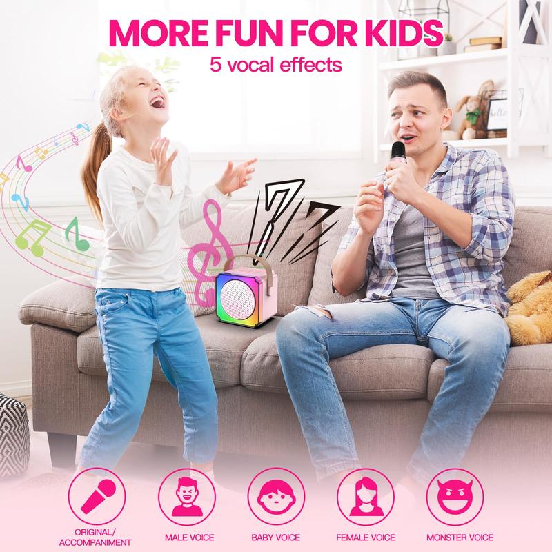 Mini Karaoke Machine for Kids Adults