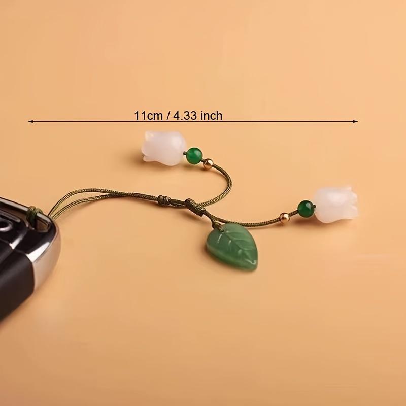 Bellflower Design Phone Lanyard, Cute Flower Decor Phone Hanging Strap, Phone Pendant Accessories for Women & Girls