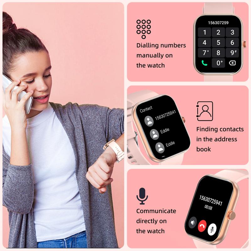 Smart watch wear, outdoor sports and sleep quality, record healthy life, A221 model, pink is the choice of girls Devices Screen smartwatch bluetooth phone call Wearable Android