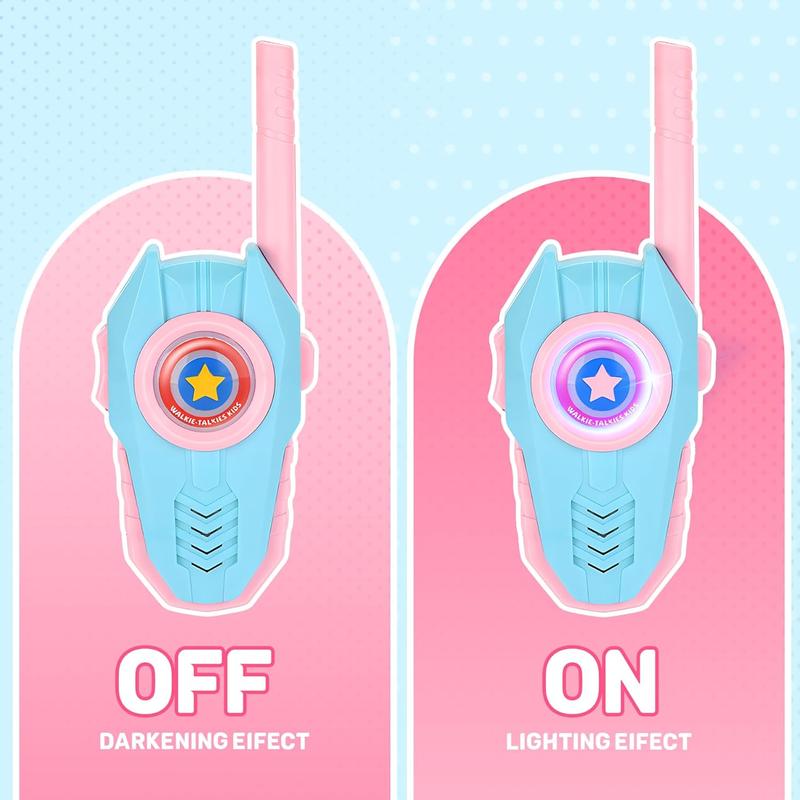 3-12 years old toys two-way radio walkie-talkie toys 3 4 5 6 7 8 9 years old birthday gift suitable for indoor family games, outdoor hiking and camping, clear sound quality