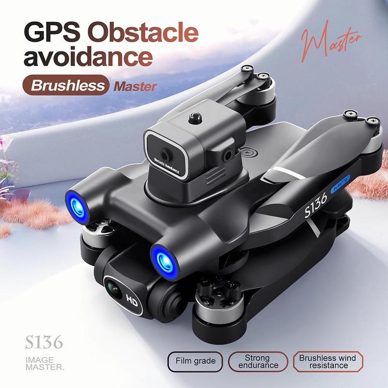 GPS Drone with 4K Camera for adults Beginner,Ult-Long Flight Time, Optical Flow, 5G Transmission Foldable FPV RC Quadcopter with Brushless Motors,No obstacle avoidance,GPS Auto Return Home,Intelligent Follow Me,2 batteries and Handbag Accessories Folding