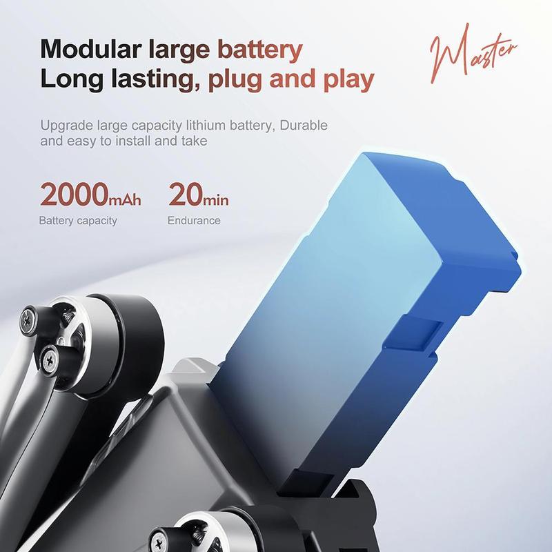 GPS Drone with 4K Camera for adults Beginner,Ult-Long Flight Time, Optical Flow, 5G Transmission Foldable FPV RC Quadcopter with Brushless Motors,No obstacle avoidance,GPS Auto Return Home,Intelligent Follow Me,2 batteries and Handbag Accessories Folding