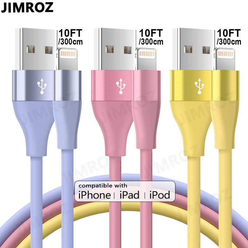 10FT [MFi Certified] USB-A Fast Charging Cable, Charging Data Cable Compatible with iPhone 14 13 12 11 Pro Max XR XS X 8 7 6 Plus SE iPad