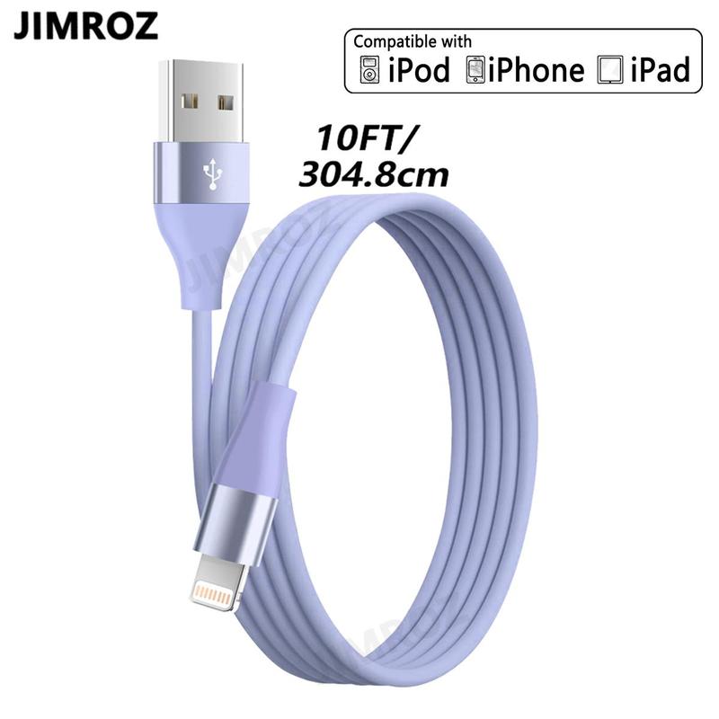 10FT [MFi Certified] USB-A Fast Charging Cable, Charging Data Cable Compatible with iPhone 14 13 12 11 Pro Max XR XS X 8 7 6 Plus SE iPad